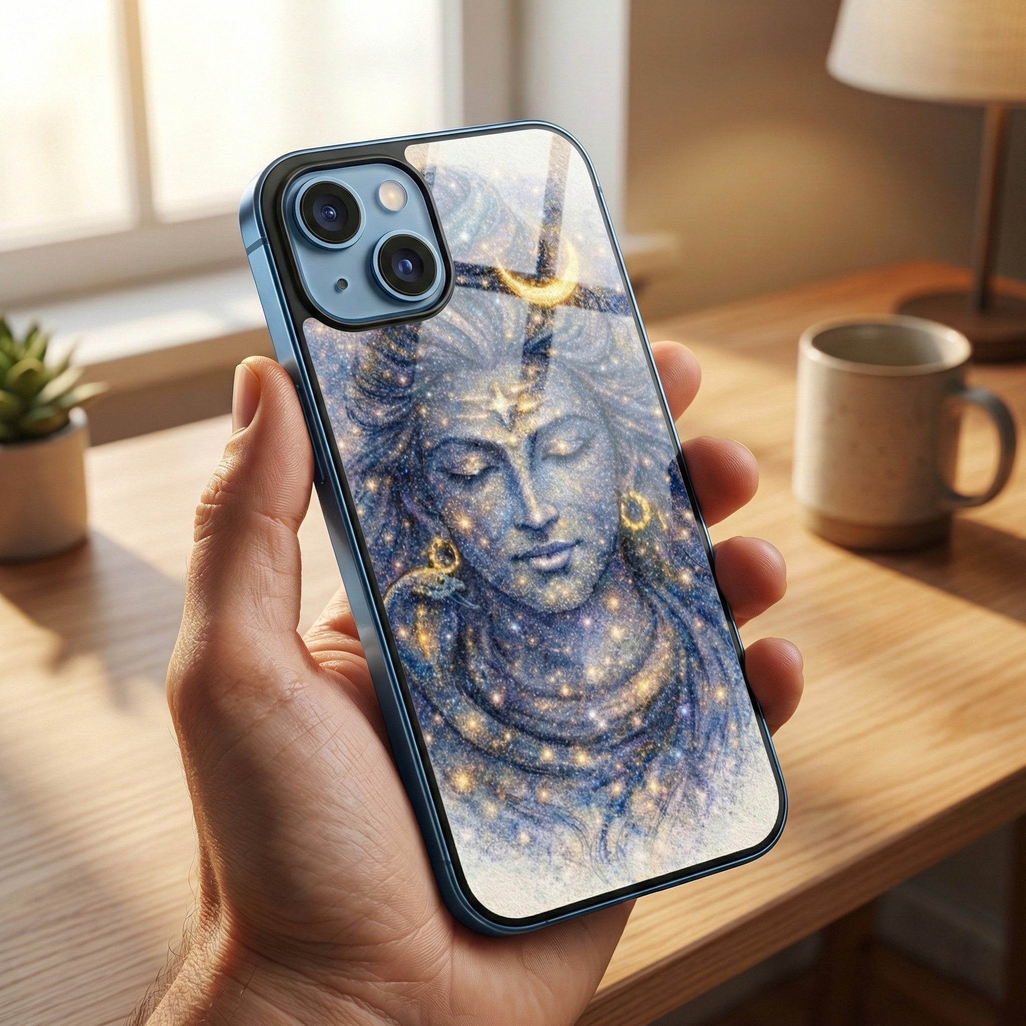 Chandrashekhara Cosmic Edition – Premium Glass Case for iPhone (14,15,16,17)