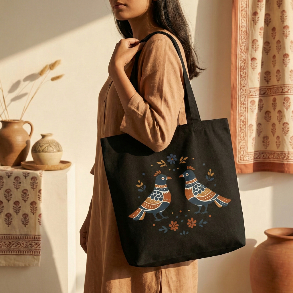 Pakshi - Premium Cotton Bag for Daily Use