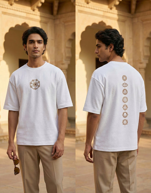Chakra - Pure Cotton Oversized T-Shirt (Unisex)