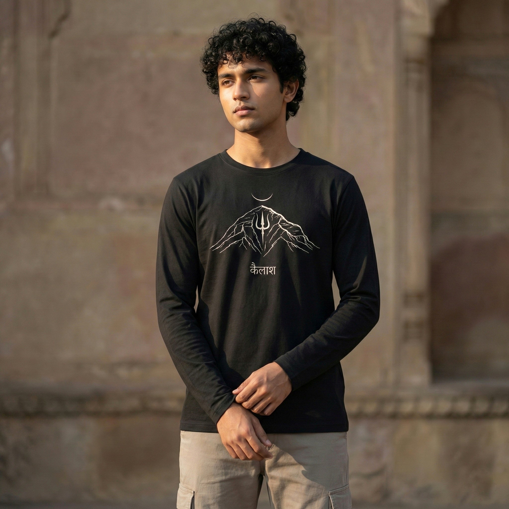 Kailash - Regular Fit Cotton T-Shirt (Unisex)