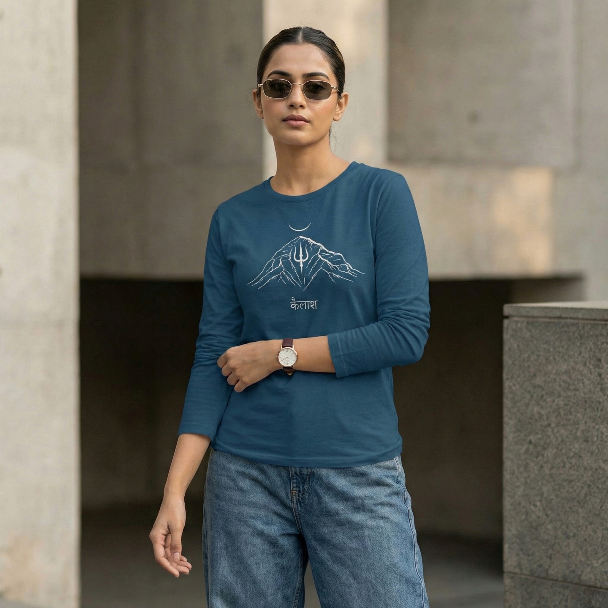 Kailash - Regular Fit Cotton T-Shirt (Unisex)