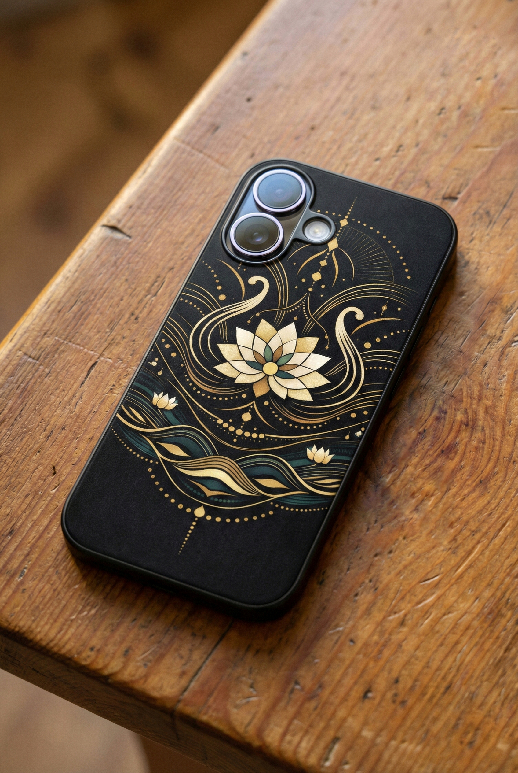 Flower of Knowledge Glass Case for iPhone