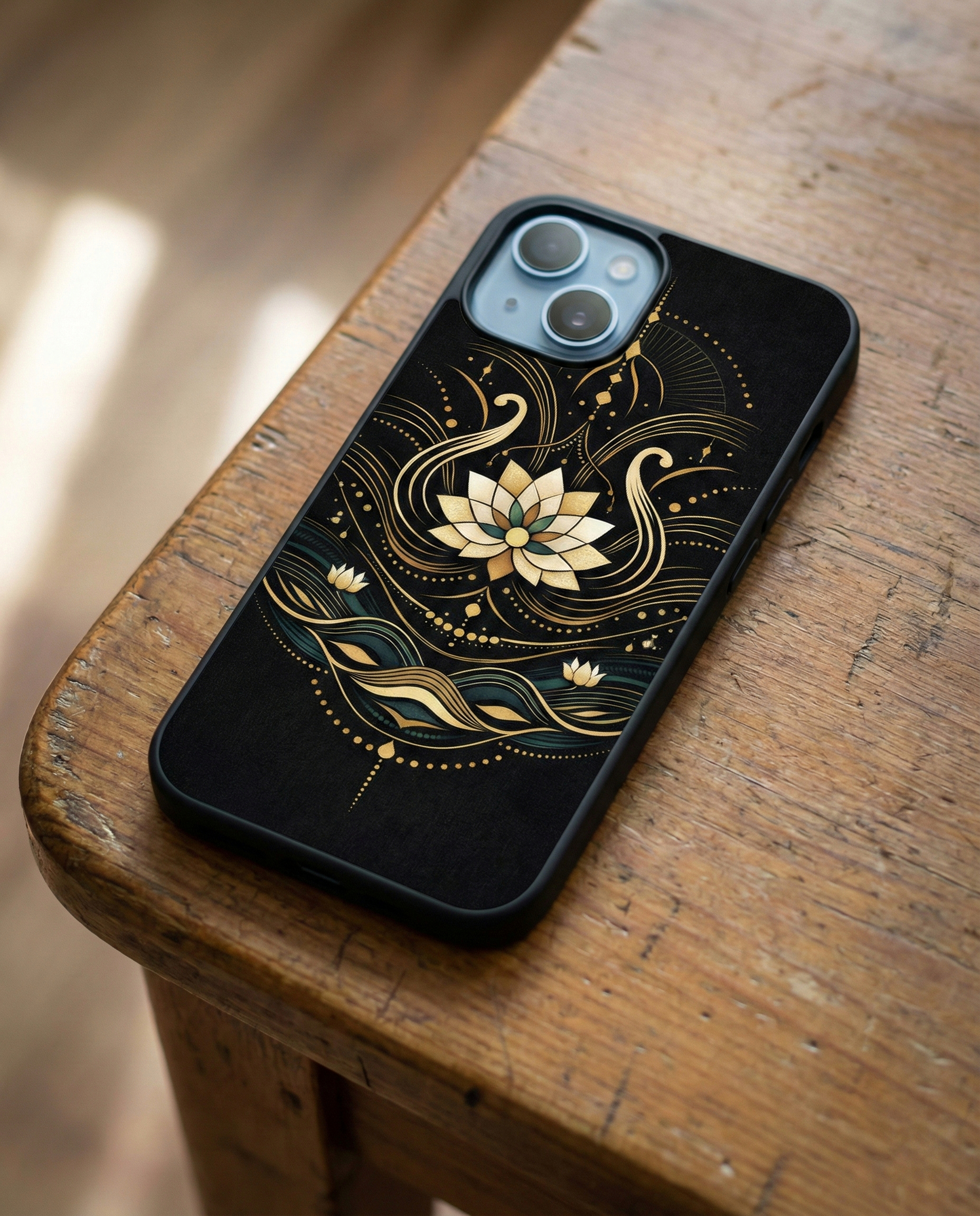 Flower of Knowledge Glass Case for iPhone