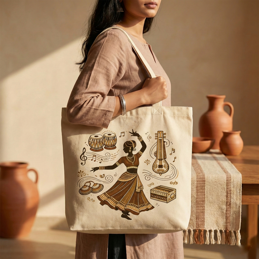 Nrityakala - Premium Cotton Bag for Daily Use