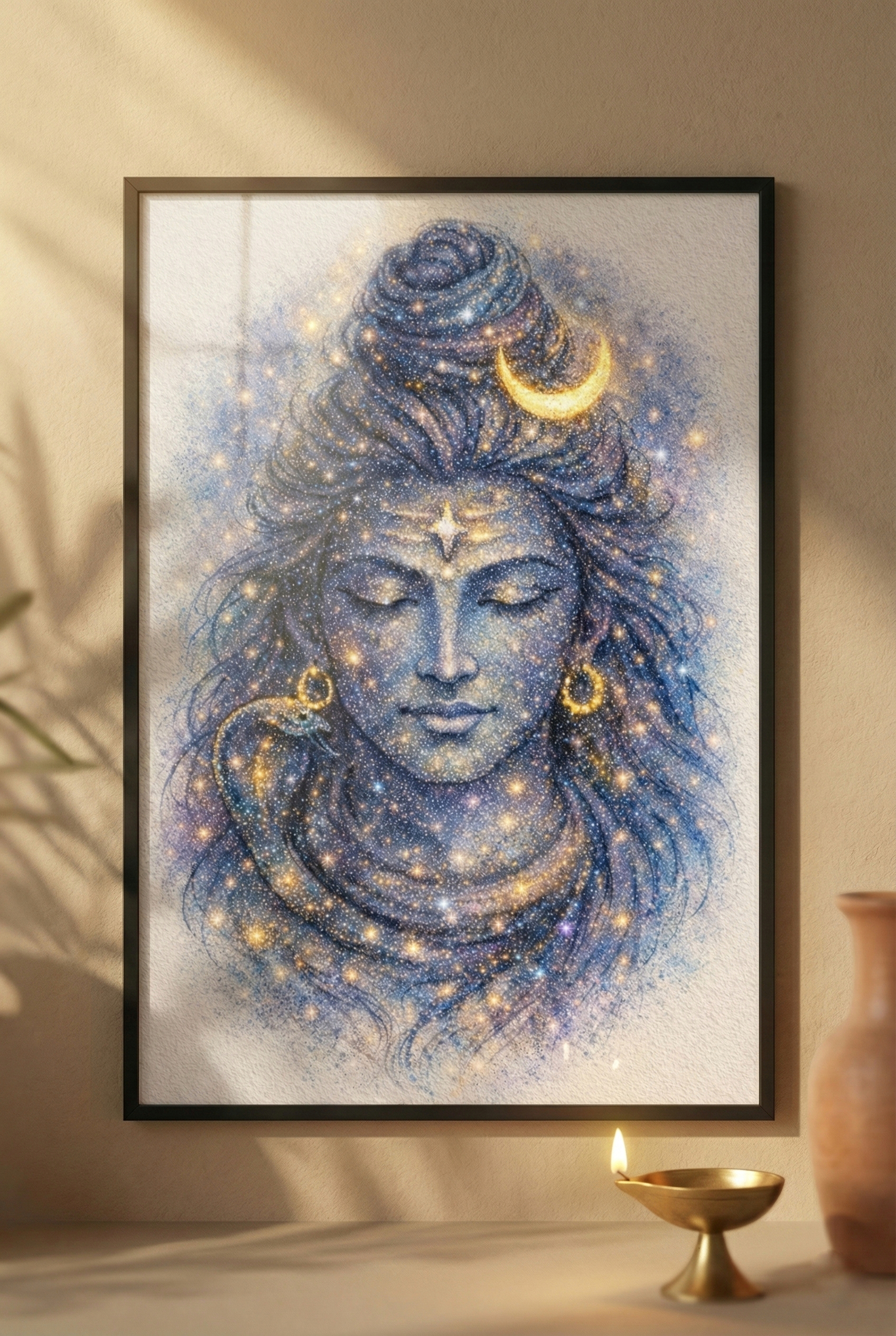 Cosmic Lord Shiva - Vaastu Siddhi Art (Multiple Sizes)