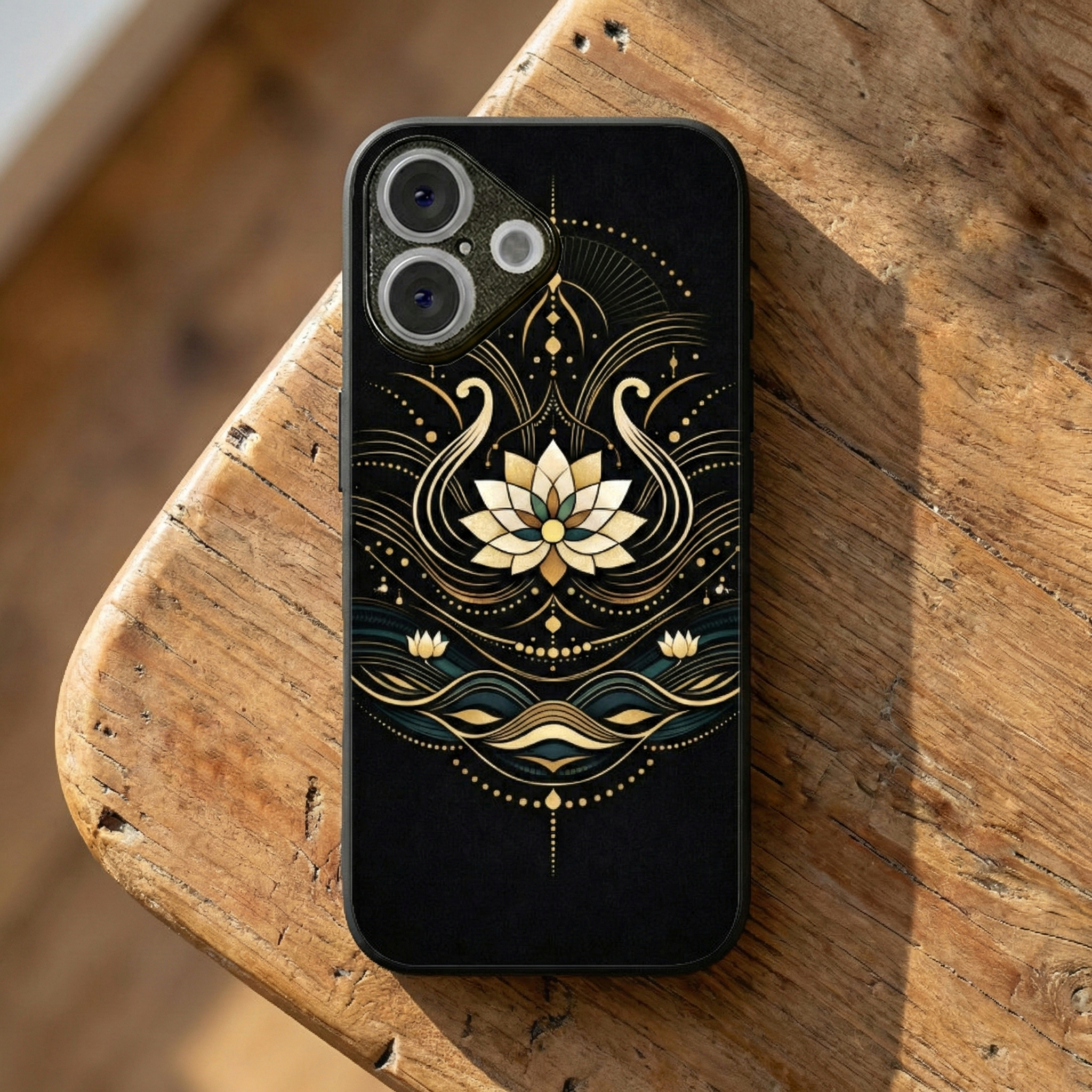 Flower of Knowledge Glass Case for iPhone