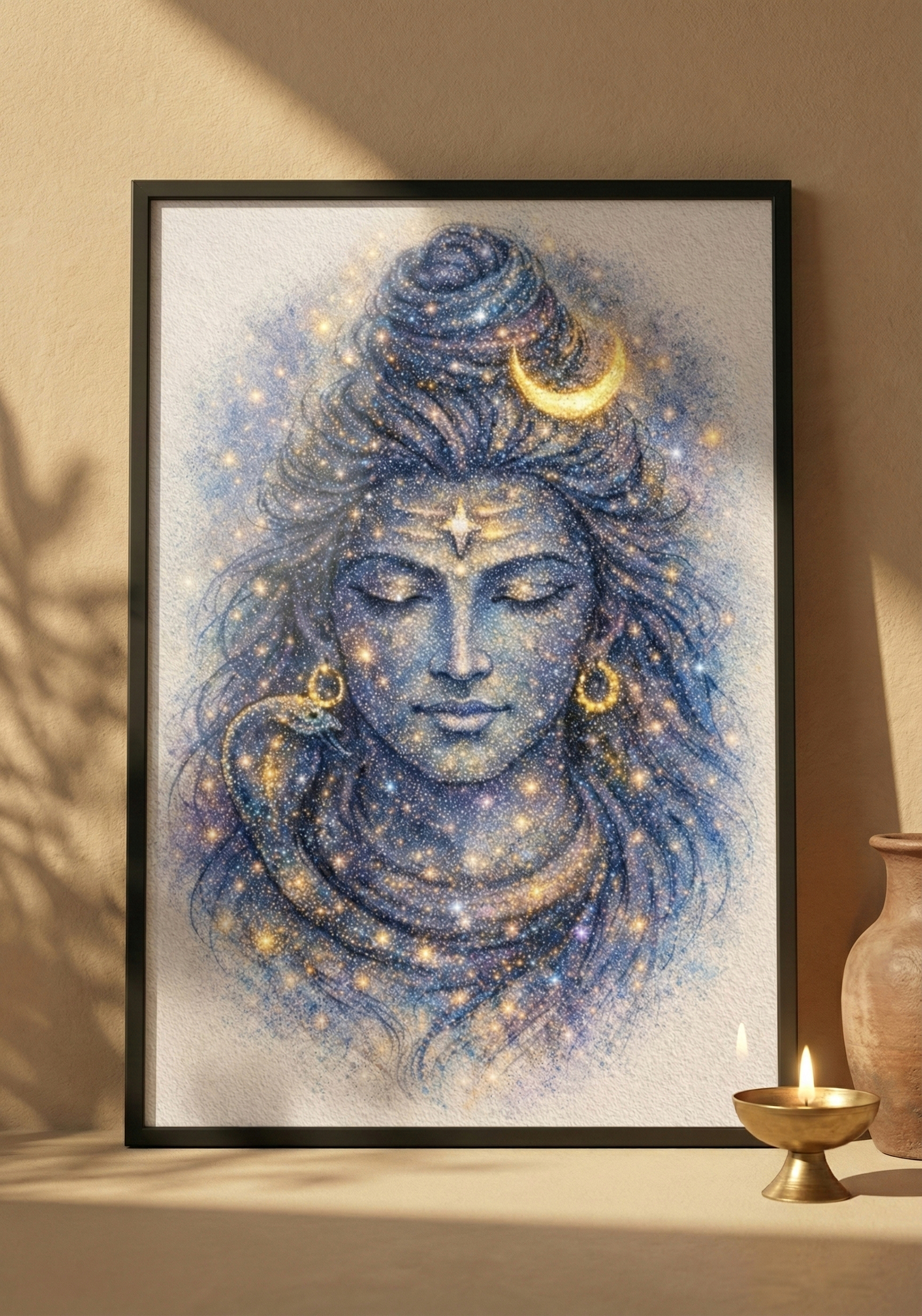 Cosmic Lord Shiva - Vaastu Siddhi Art (Multiple Sizes)