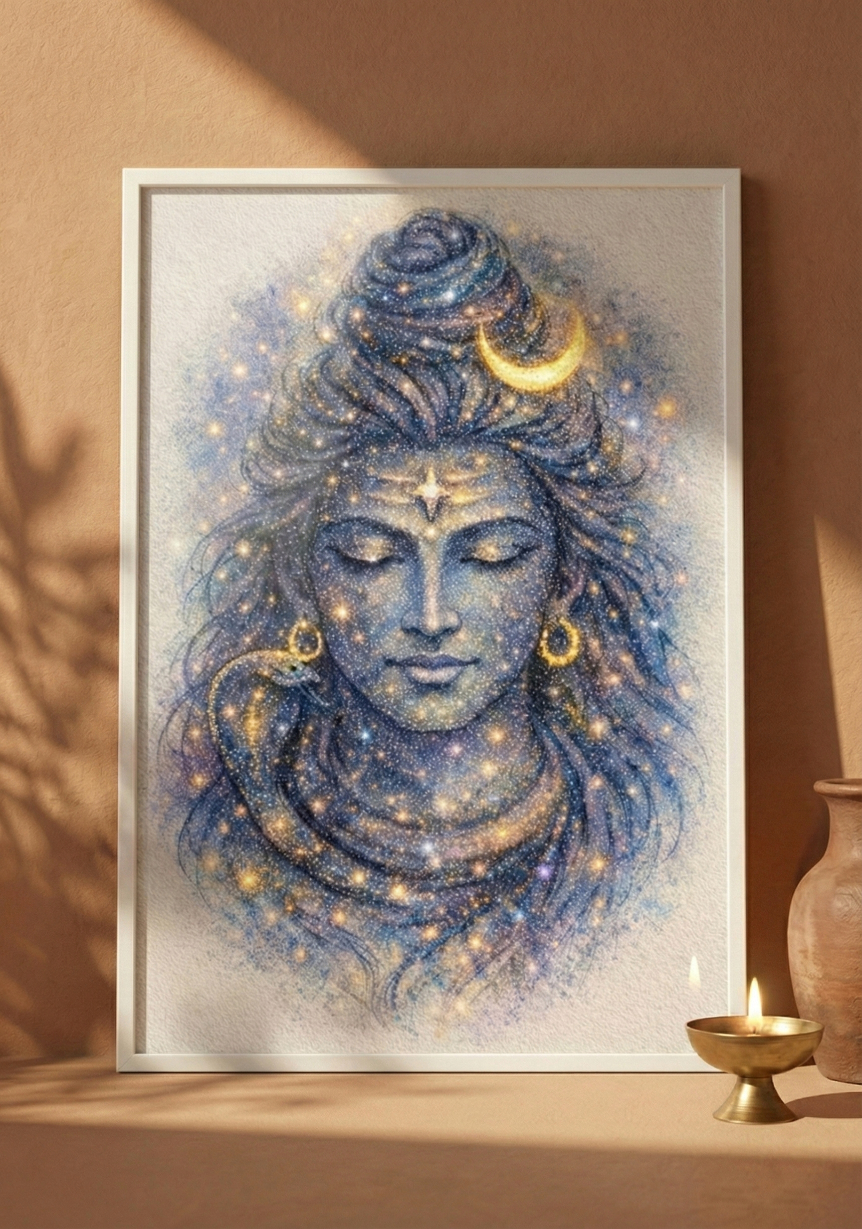 Cosmic Lord Shiva - Vaastu Siddhi Art (Multiple Sizes)
