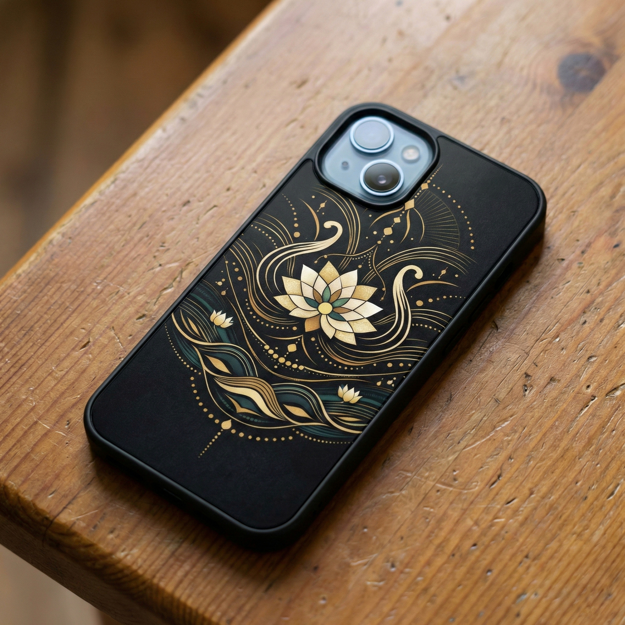 Flower of Knowledge Glass Case for iPhone