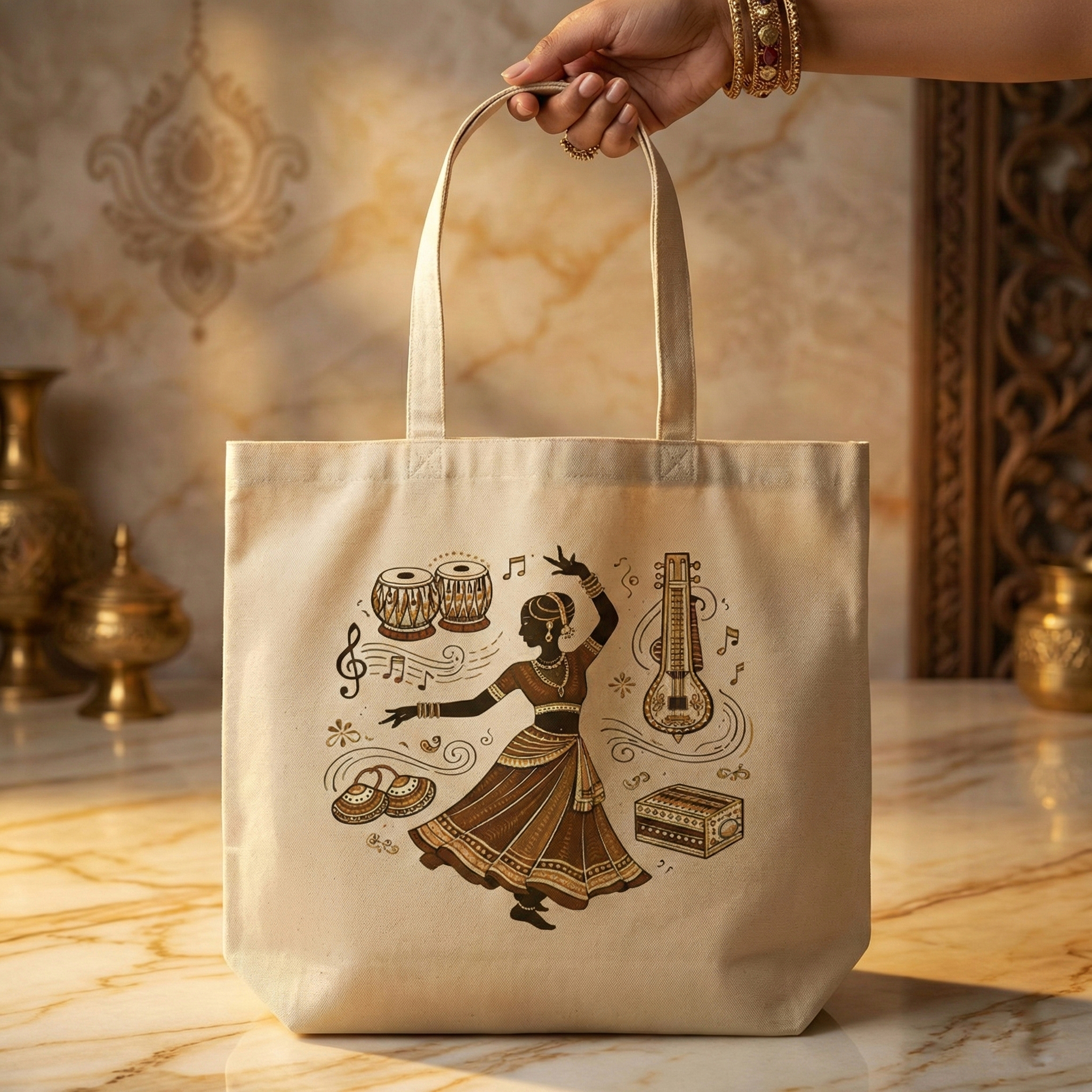 Nrityakala - Premium Cotton Bag for Daily Use