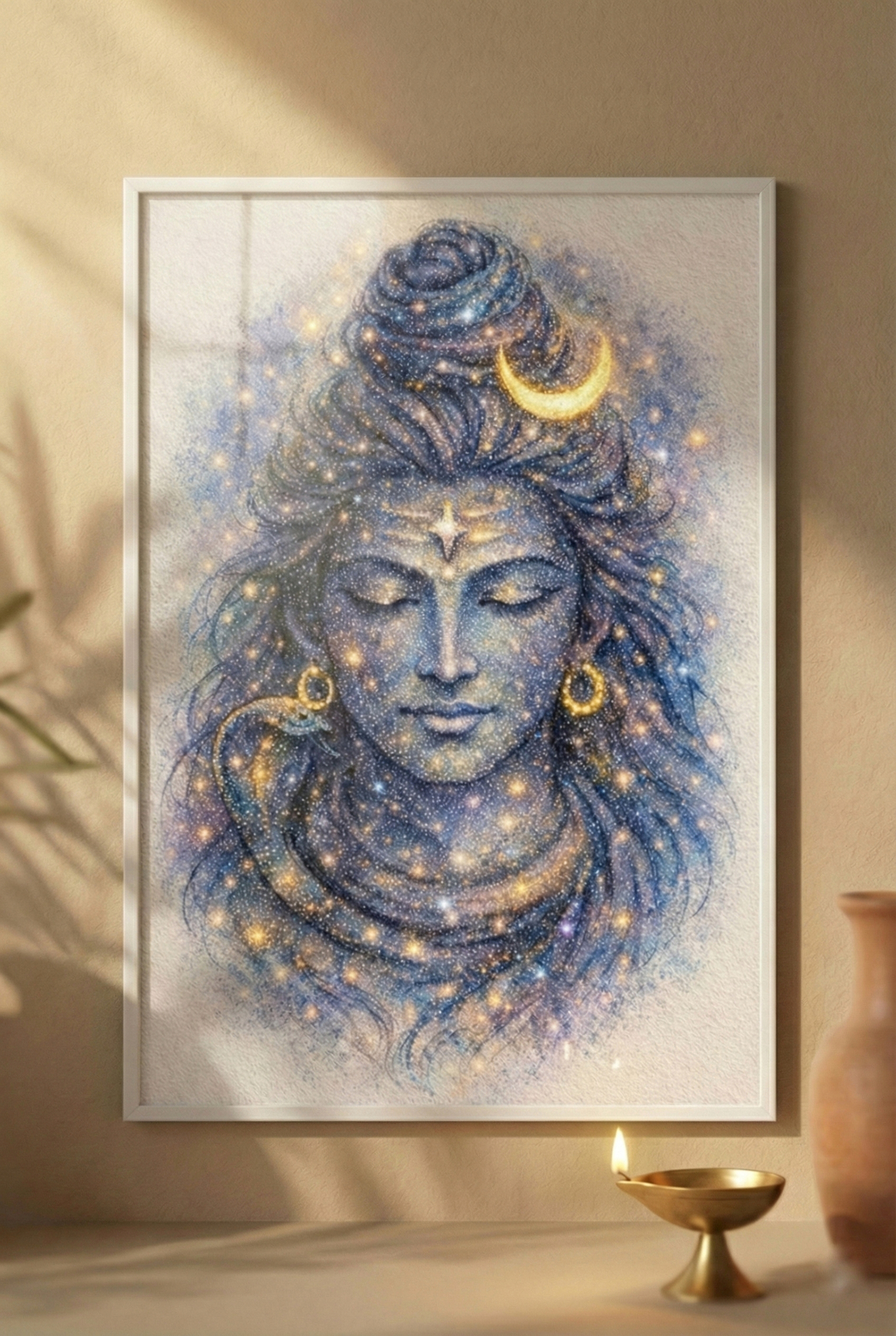 Cosmic Lord Shiva - Vaastu Siddhi Art (Multiple Sizes)